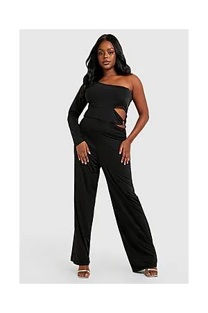 Boohoo Plus O Ring Slinky Jumpsuit