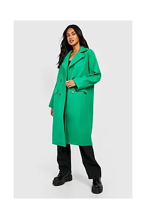 Boohoo Structured Textured Wool Coat