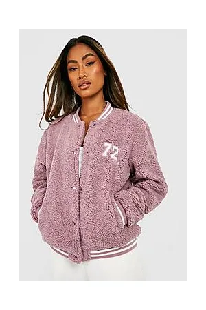 Boohoo Teddy Faux Fur Bomber Jacket