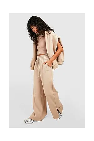 Boohoo Dsgn Studio Straight Leg Split Hem Jogger
