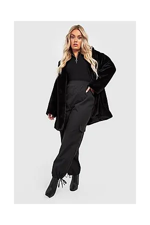 Boohoo Plus Premium Faux Fur Coat
