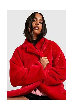 Boohoo Petite Premium Faux Fur Coat