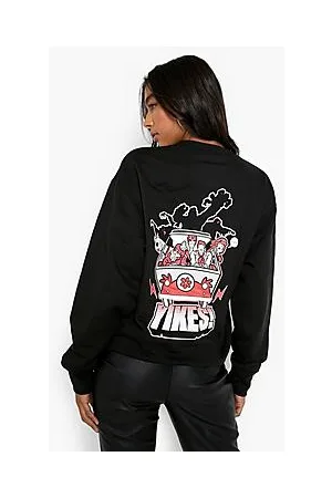 Boohoo Tall Halloween Scooby Doo Back Print Sweatshirt