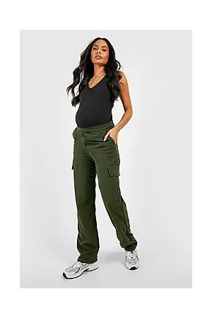 Boohoo Maternity Straight Leg Loose Cargo Trousers
