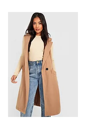 Boohoo Petite Premium Wool Look Duster Coat