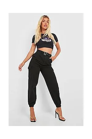 Boohoo Eyelet Belted Cargo Cuffed Jogger