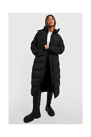 Boohoo Faux Fur Trim Premium Parka