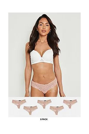 Boohoo 5 Pack Lace Brazilian