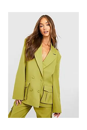 Boohoo Oversized Utility Pocket Tailored Blazer