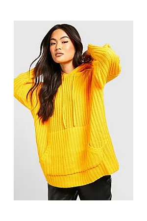 Boohoo Chunky Rib Knitted Hoodie