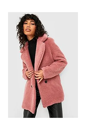 Boohoo Teddy Faux Fur Coat