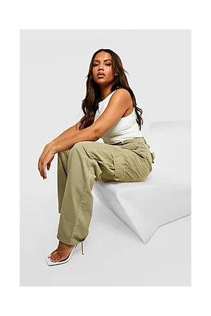 Boohoo Plus Loose Cargo Jean