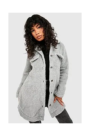 Boohoo Teddy Faux Fur Shacket