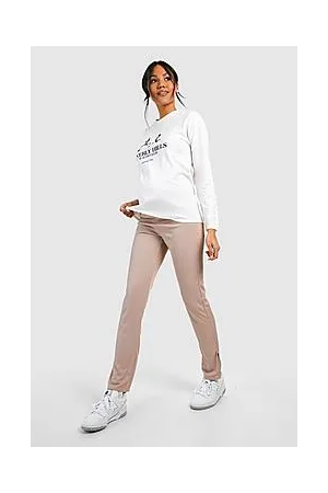 Boohoo Maternity Rib Split Ankle Leggings