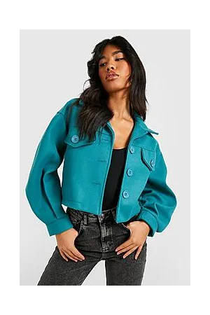 Boohoo Puff Sleeve Trucker Jacket