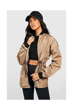 Boohoo Waist Detail Bomber Jacket