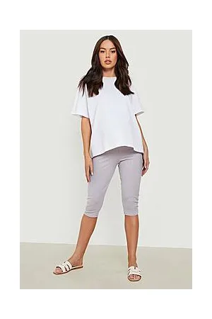 Boohoo Maternity Rib Longline Cycling Shorts