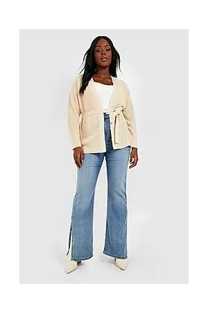 Boohoo Plus Belted Cardigan