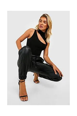 Boohoo Mock Croc Pu Jogger