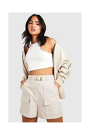 Boohoo Cargo Buckle Detail Utility Shorts