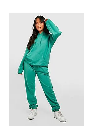 Boohoo Petite Oversized Hoody & Jogger Tracksuit