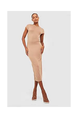 Boohoo Tall Open Back T-shirt Midi Dress