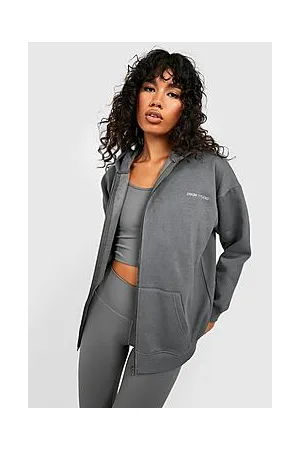Boohoo Dsgn Studio Sports Zip Through Hoodie