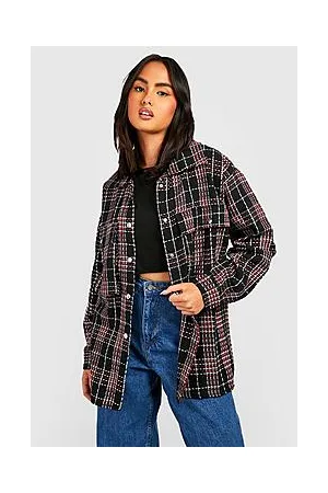 Boohoo Boucle Shacket