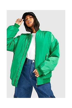 Boohoo Oversized Bomber Jacket