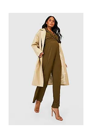 Boohoo Maternity Oversized Utility Wide Leg Jumpsuit