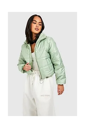 Boohoo Cire Funnel Neck Puffer Jacket