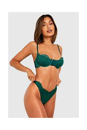 Boohoo Fuller Bust Lace Detail Underwire Bra