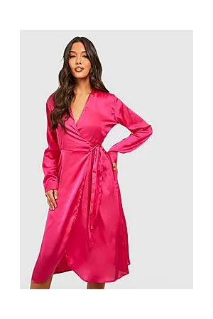 Boohoo The Midi Wrap Dress