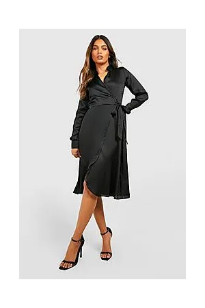 Boohoo The Midi Wrap Dress