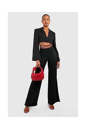 Boohoo Tall Extreme Wide Leg High Waist Trousers