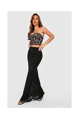 Boohoo Chiffon Maxi Skirt