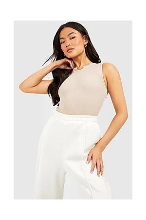 Boohoo Notch Neck Sleeveless Bodysuit