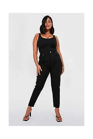 Boohoo Plus High Waist Mom Jeans