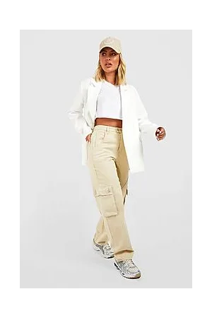 Boohoo Multi Pocket Cargo Boyfriend Jeans