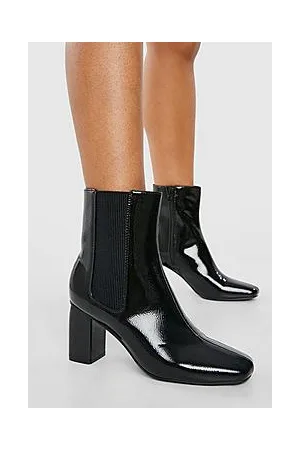 Boohoo Heeled Chelsea Detail Ankle Boots