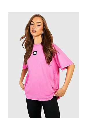 Boohoo Ds Slogan Label Washed Oversized T-shirt