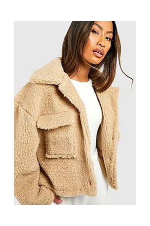 Boohoo Teddy Faux Fur Trucker
