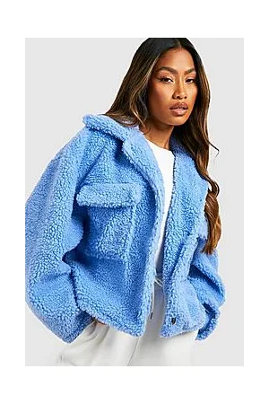 Boohoo Teddy Faux Fur Trucker
