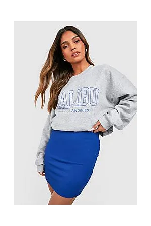 Boohoo Basic Ribbed Micro Mini Skirt