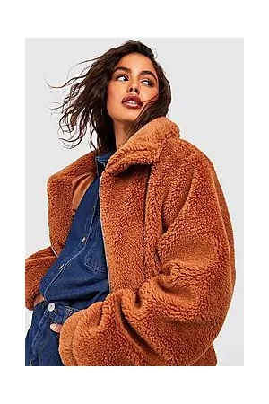 Boohoo Teddy Faux Fur Bomber Jacket
