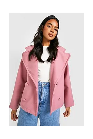 Boohoo Double Breasted Wool Jacket