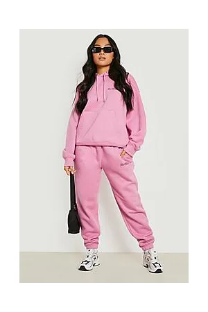 Boohoo Petite Dsgn Studio Text Print Hoody Tracksuit