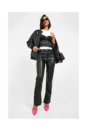 Boohoo Slim Fit Pu Trouser