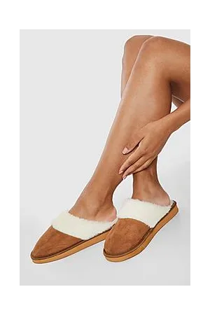 Boohoo Faux Fur Slipper