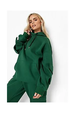 Boohoo Petite Hoody & Cargo Jogger Tracksuit